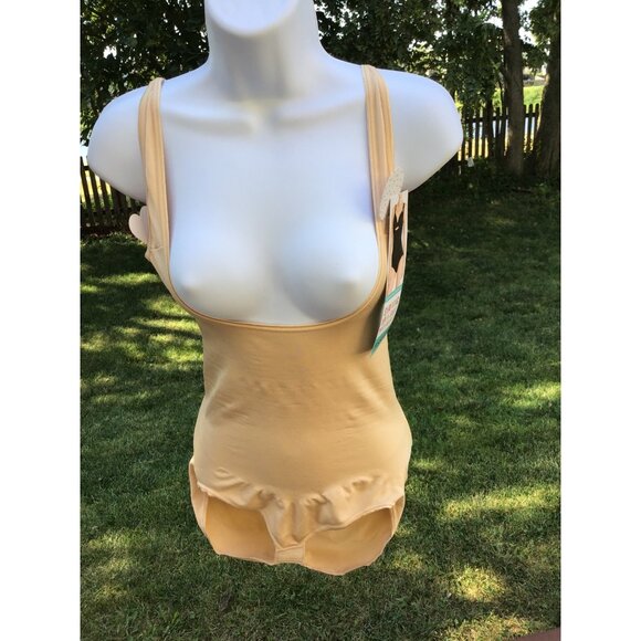 Assets By Spanx 1X Shaping Open-Bust Bodysuit With Adjustable Straps & Breathabl - Picture 2 of 8